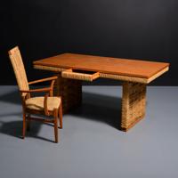Adrien Audoux and Frida Minet Desk & Chair - Sold for $8,320 on 02-17-2024 (Lot 171).jpg
